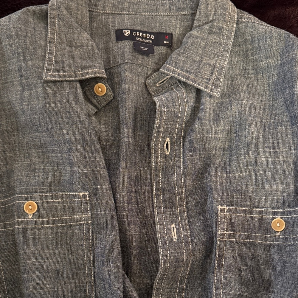 Daniel Cremieux Denim Button-Up Shirt